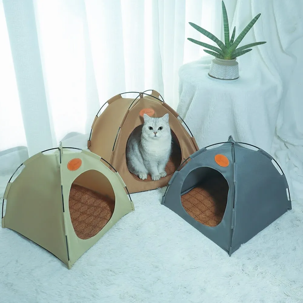 Purrfect Canvas Waterproof Cat Tent
