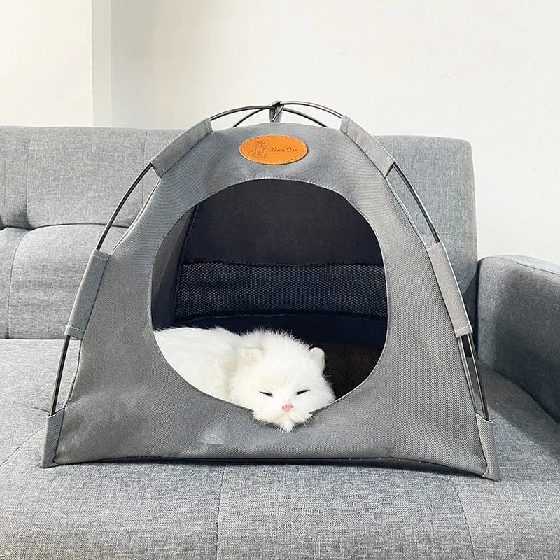 Purrfect Canvas Waterproof Cat Tent