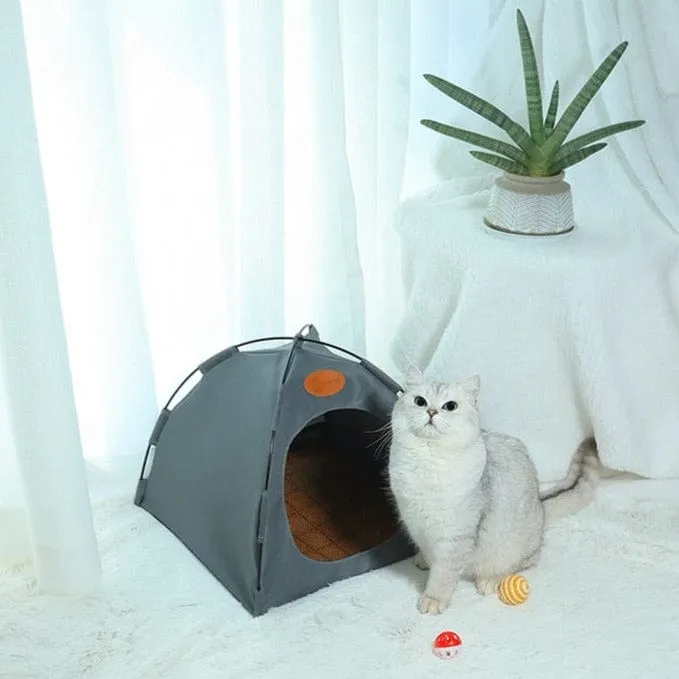 Purrfect Canvas Waterproof Cat Tent