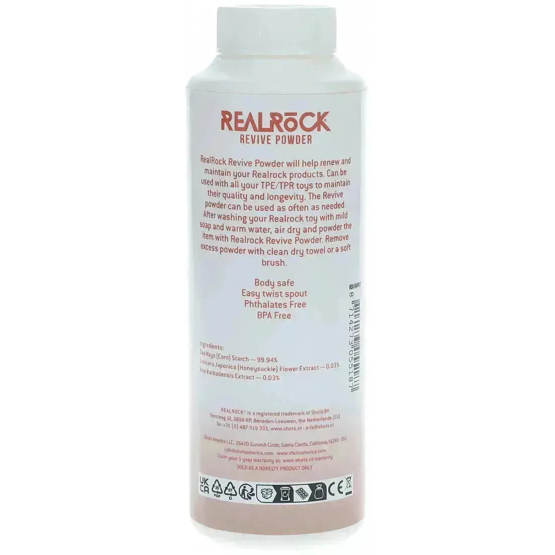 REALROCK Revive - Reviving Powder - Refreshing Powder - 114 grams