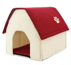 Removable House Shape for Small/ Medium Cat/Dog/Pet, best for travel