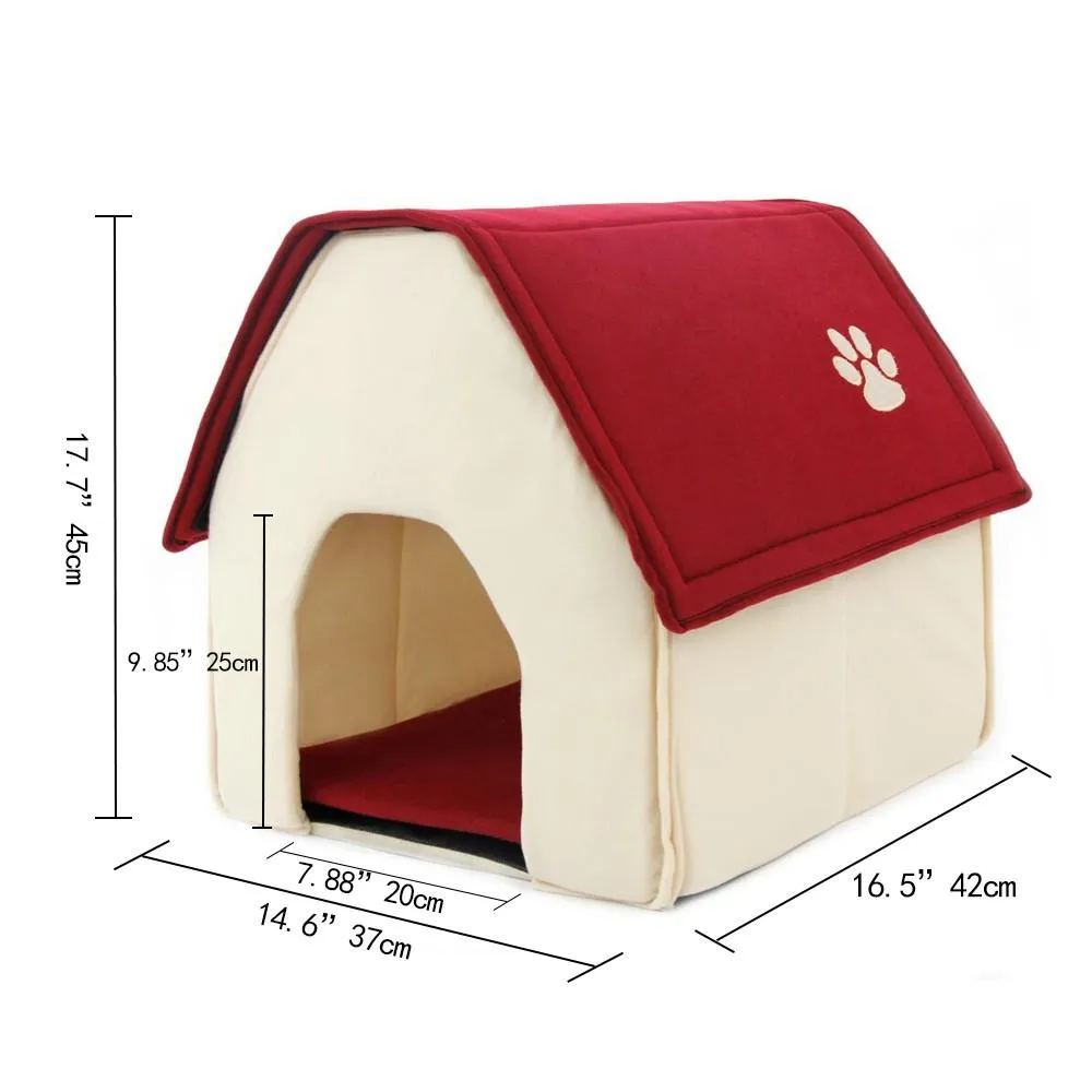 Removable House Shape for Small/ Medium Cat/Dog/Pet, best for travel