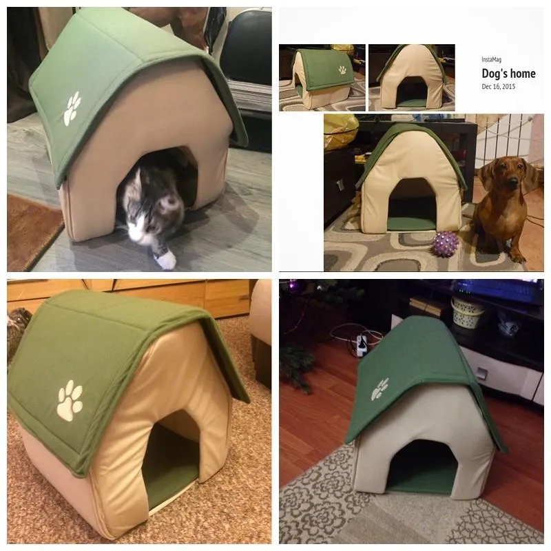 Removable House Shape for Small/ Medium Cat/Dog/Pet, best for travel