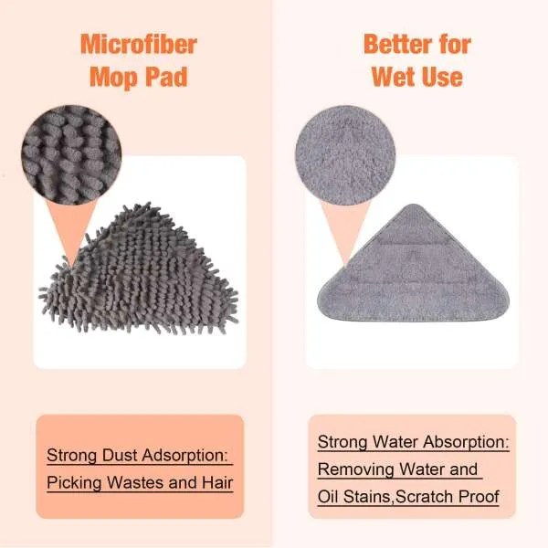 Scrublex - Rotatable triangle cleaning mop set
