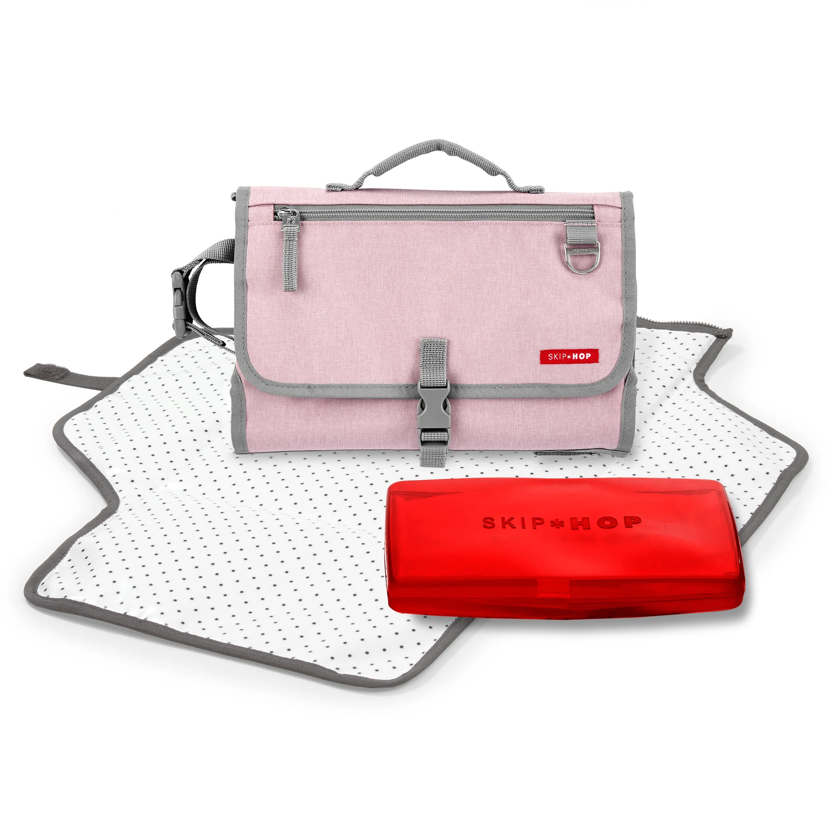 Skip Hop Changing Mat - Pink Heather