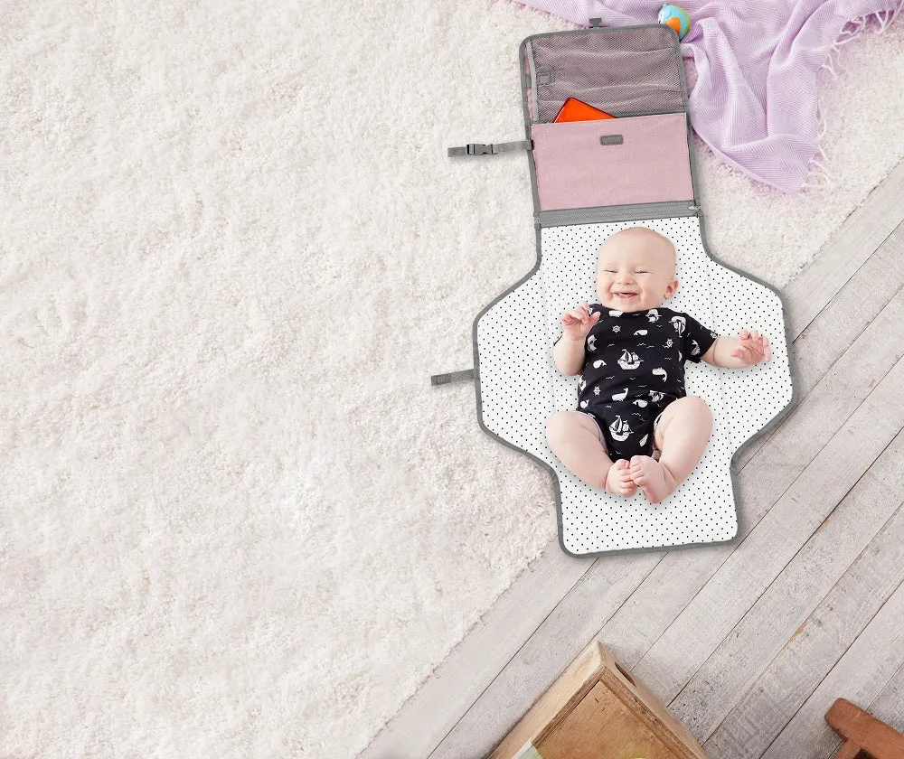Skip Hop Changing Mat - Pink Heather