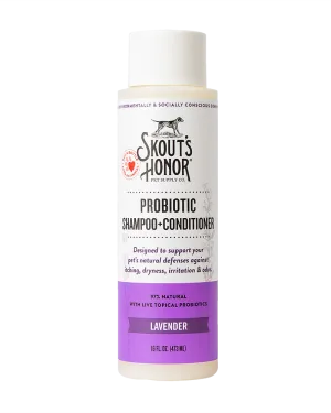 Skout’s Honor Probiotic Shampoo   Conditioner for Dogs & Cats - Lavender 16oz