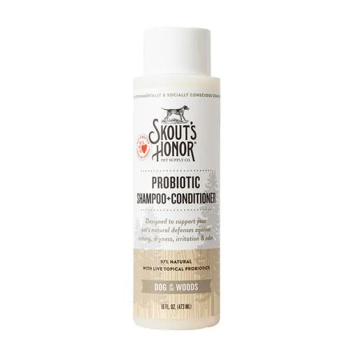 Skouts Honor Probiotic Shampoo Plus Conditioner Dog of the Woods
