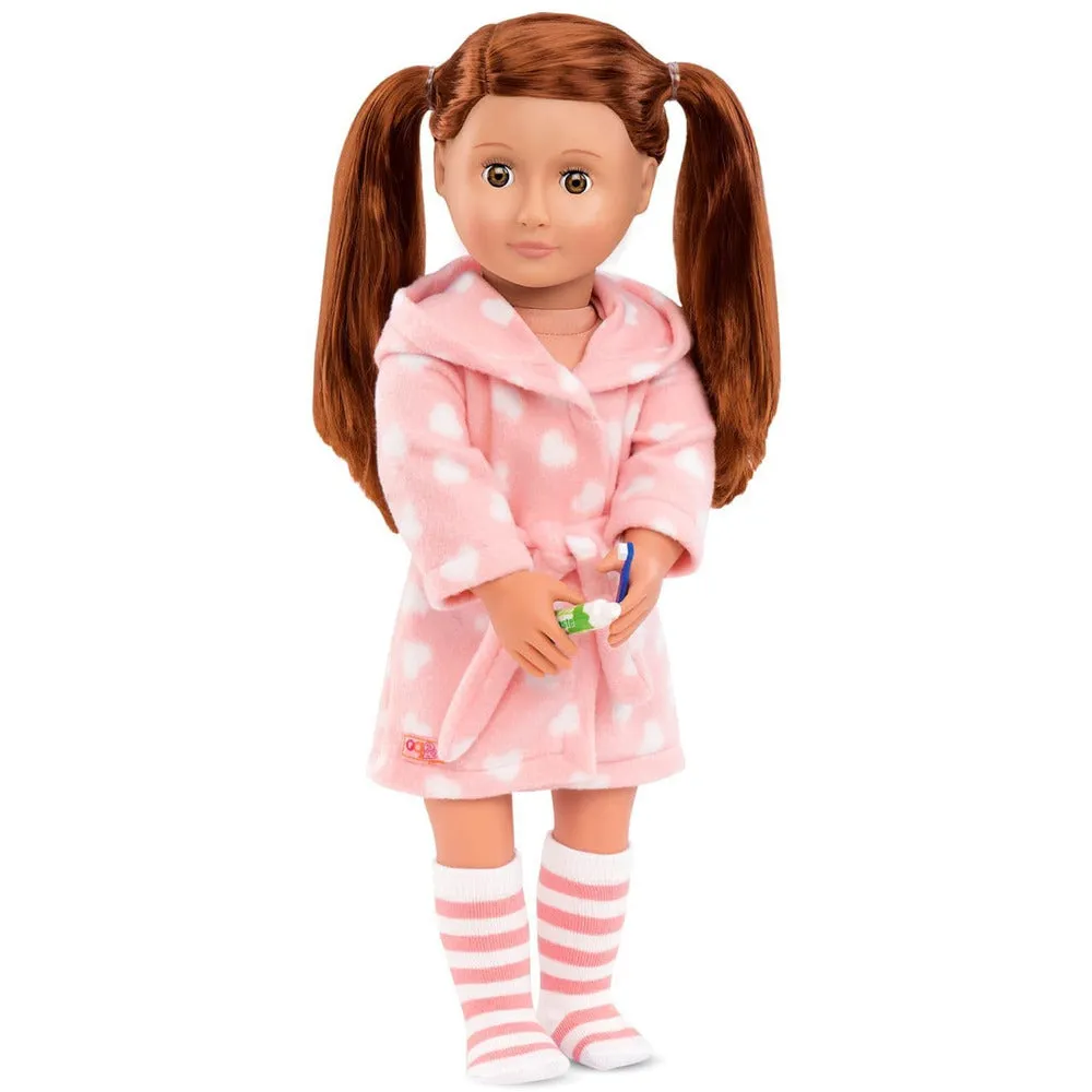 Sleepwear Robe Set for 18" Dolls - Good Night, Sleep Tight