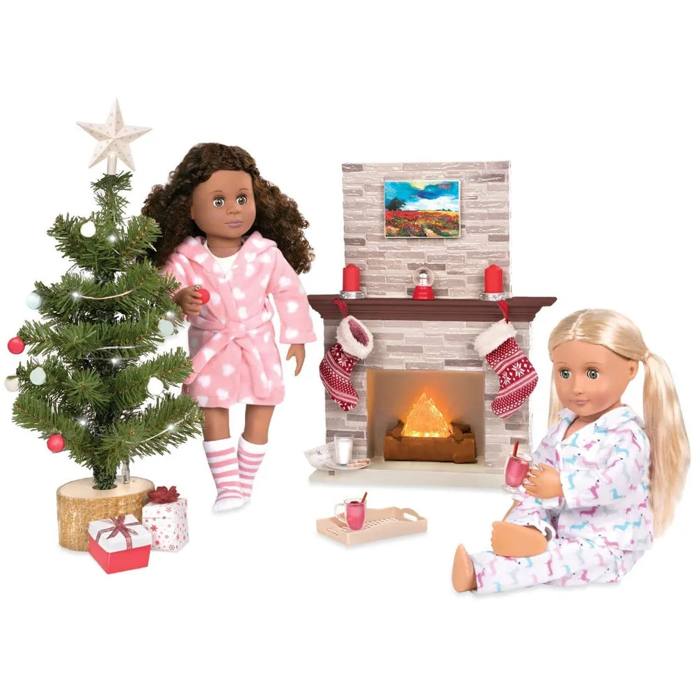 Sleepwear Robe Set for 18" Dolls - Good Night, Sleep Tight