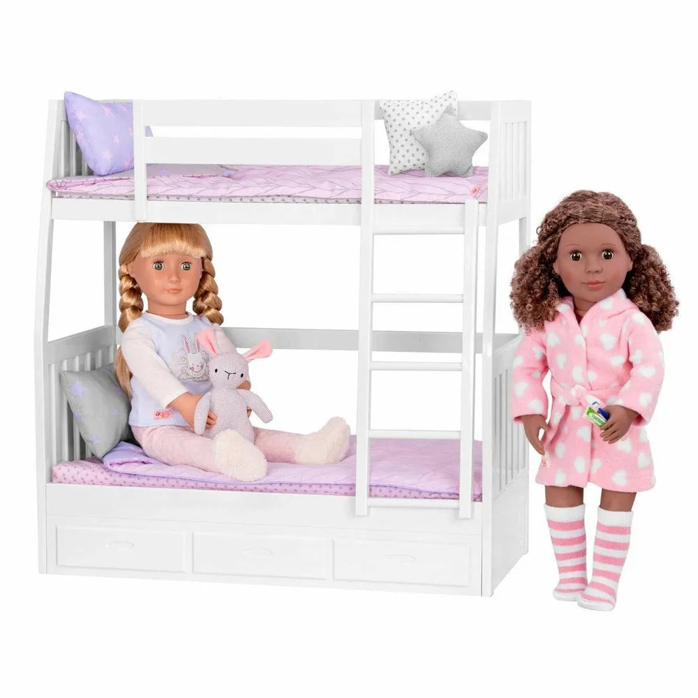 Sleepwear Robe Set for 18" Dolls - Good Night, Sleep Tight