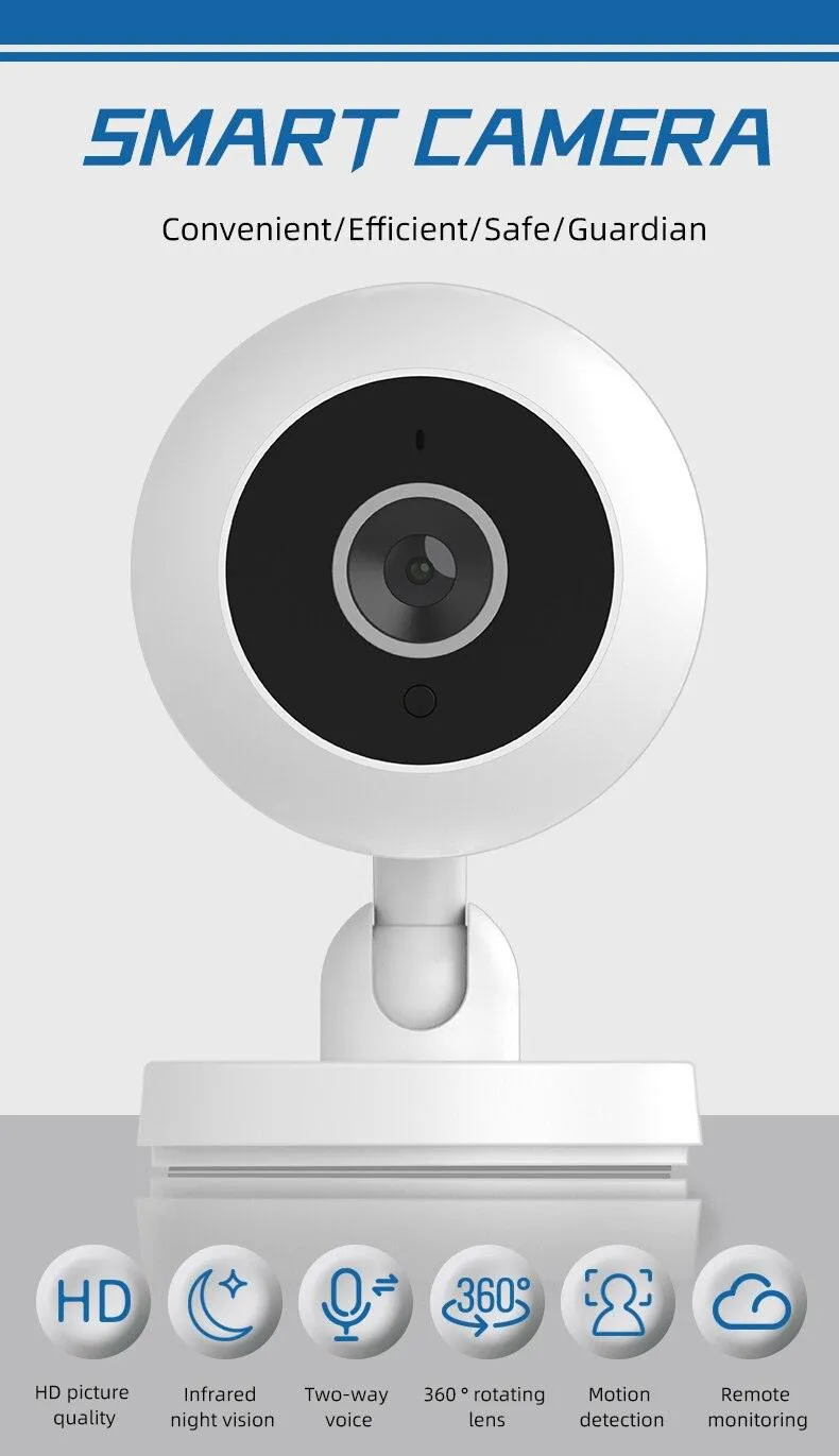 Smart Mini WiFi IP 1080P 3MP Camera