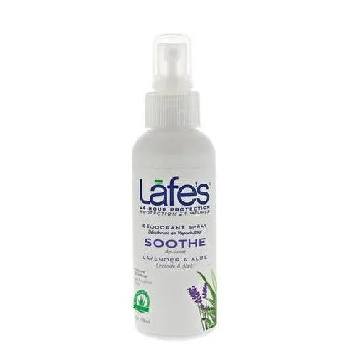 Spray Deodorant with Soothe 4 oz By Lafes Natural Body Care