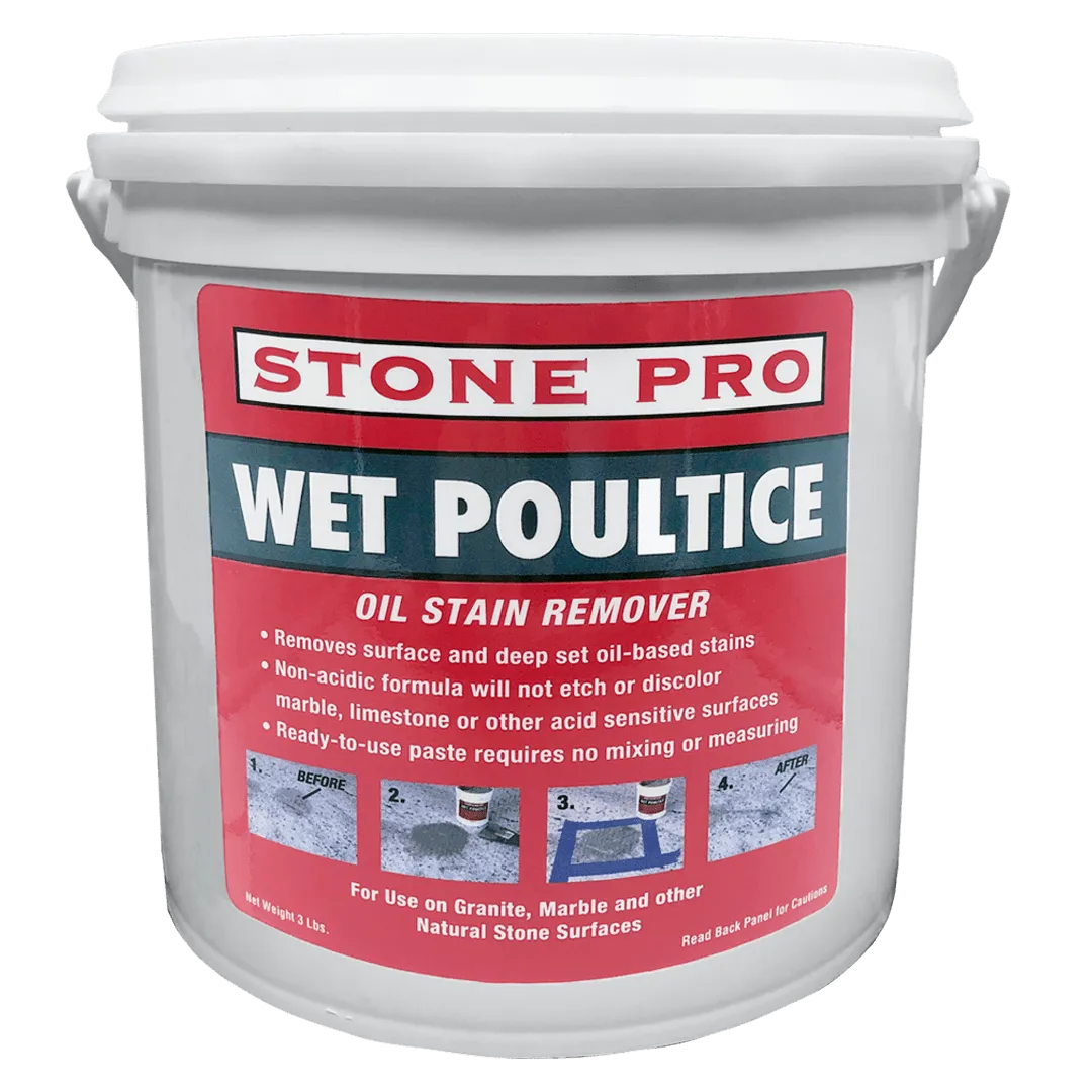 Stone Pro Wet Poultice Oil Stain Remover
