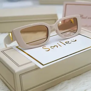 Sunglasses Gold V Beige