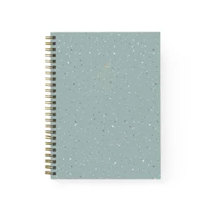 Terrazzo Spiral Reporter Notebook (Mint)