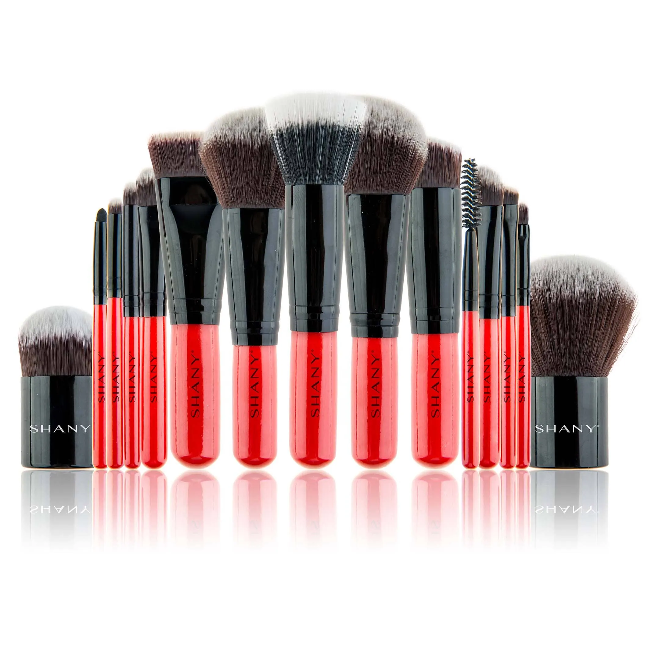 Vanity Vox- 15 Piece Premium Brush Set with Stylish Storage Box and Stand
