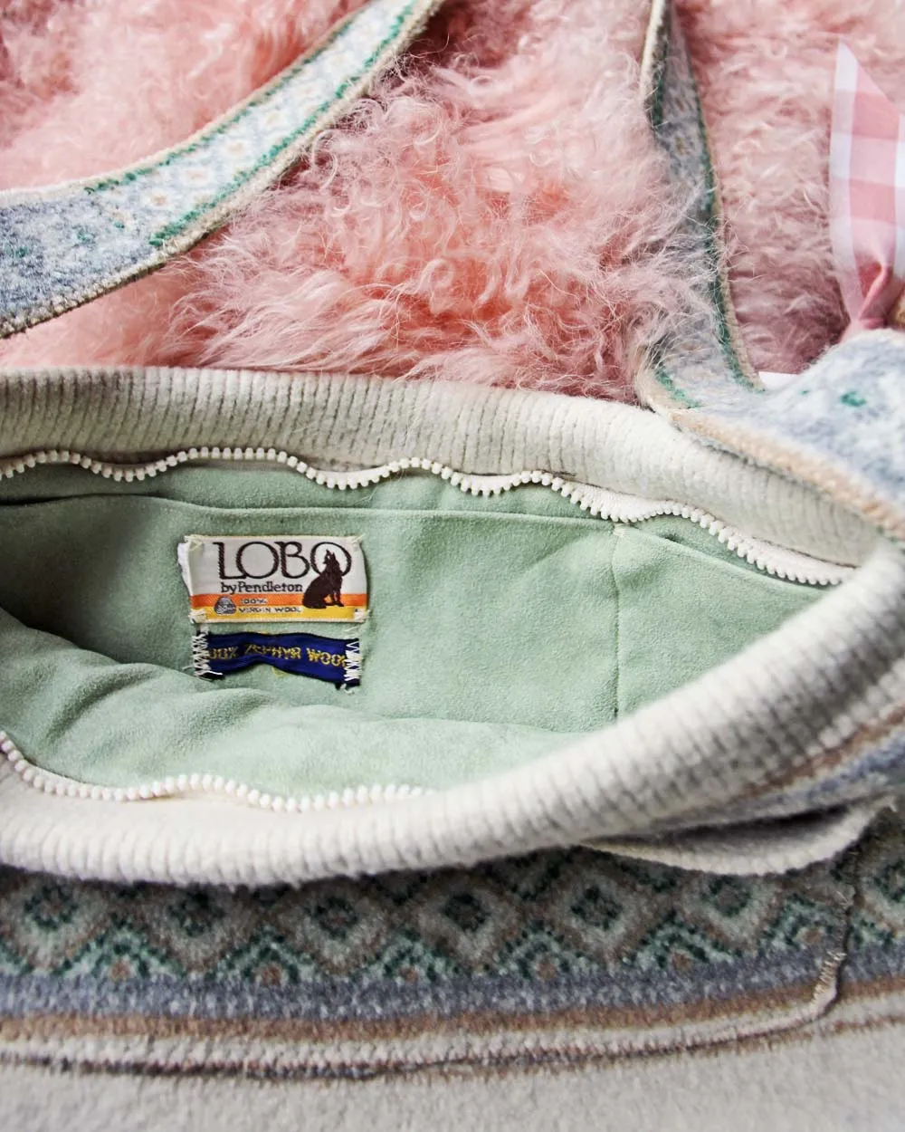 Vintage Pendleton Tote