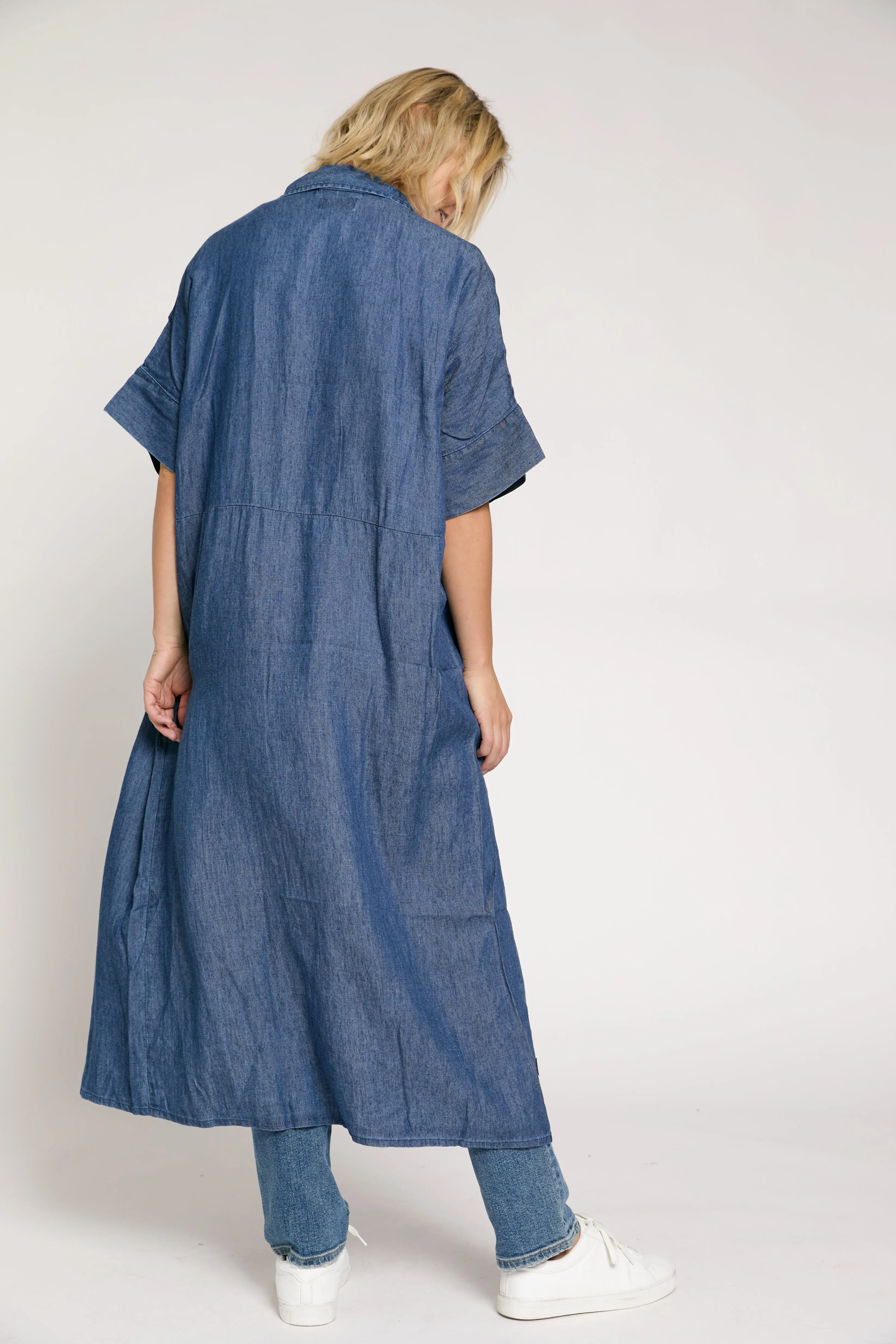 Vista Tunic Dress Medium Indigo