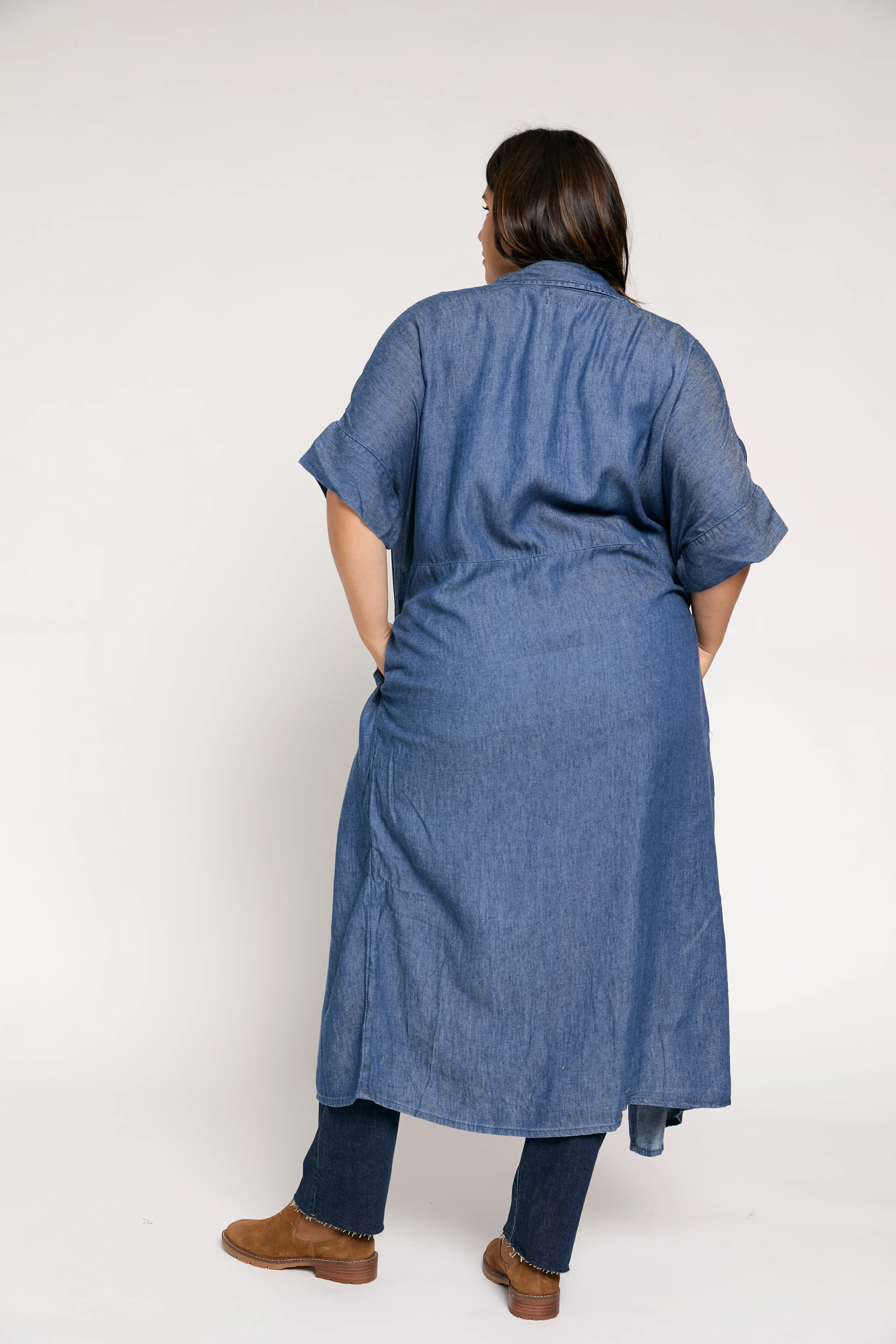 Vista Tunic Dress Medium Indigo