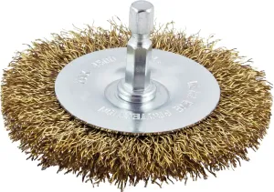 Vulcan 322121OR Wire Wheel Brush, 4 in Dia, 1/4 in Quick Change Shank in Arbor/Shank :CD: QUANTITY: 1