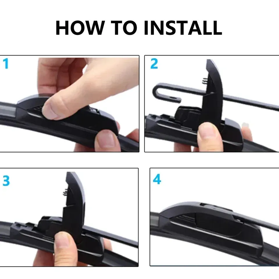 Wiper Blades for Nissan Almera B10 & Tino V10 (2000-2006) | Windshield Brushes