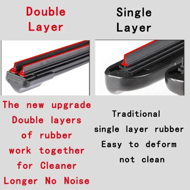 Wiper Blades for Nissan Almera B10 & Tino V10 (2000-2006) | Windshield Brushes